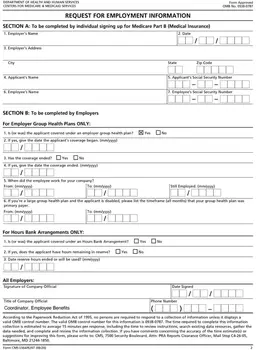 CMS-L564 – Medical License and Certification Information form preview