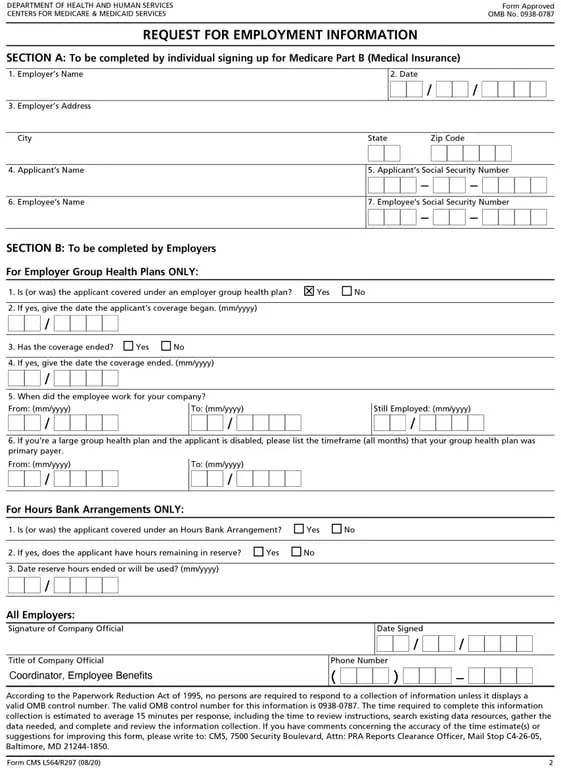 CMS-L564 – Medical License and Certification Information