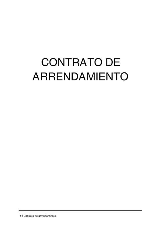 Arrendamiento Contract 101 - Understanding Rental Agreements in Detail